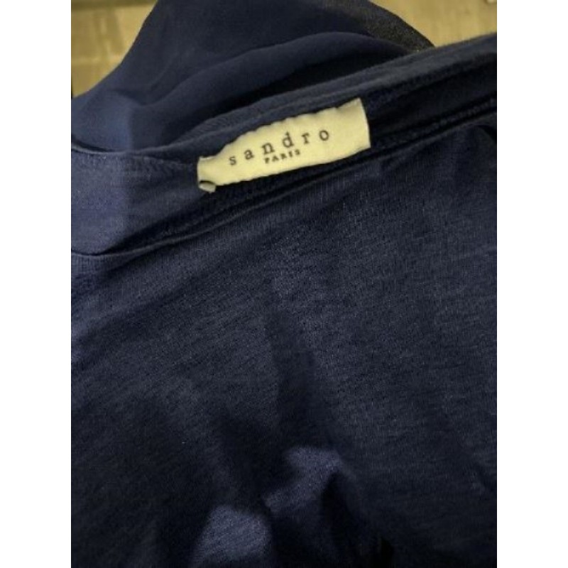 Haut Sandro bleu T3
