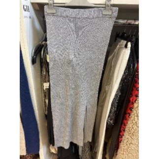 Jupe Zara maille argent 