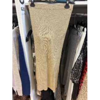 Jupe Zara maille doré 