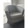 Fauteuil IKEA gris clair 