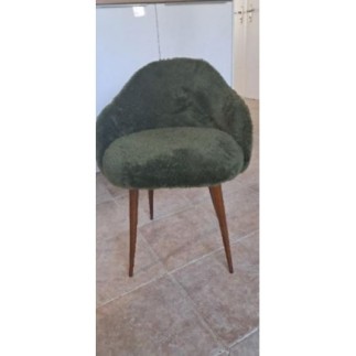Fauteuil moumoute vert...