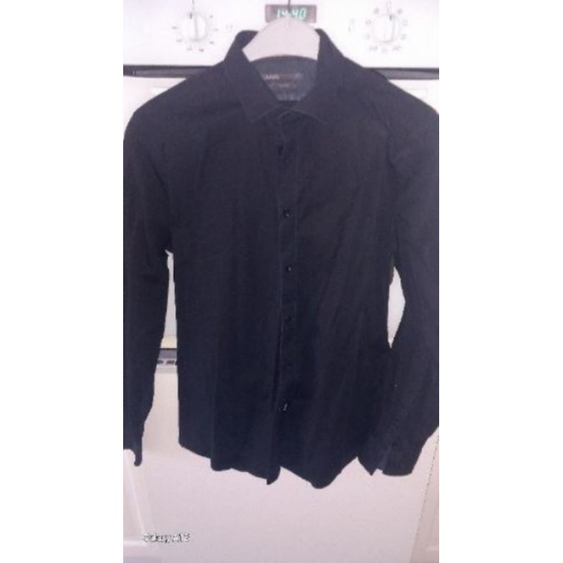 Chemise homme noir jules taille 38/40
