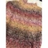 Pull en laine multicolore