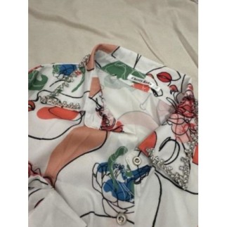 Chemisier col strass taille...