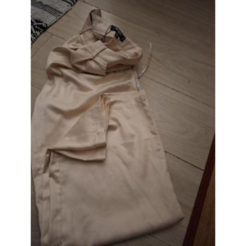 Pontalon classique femme beige