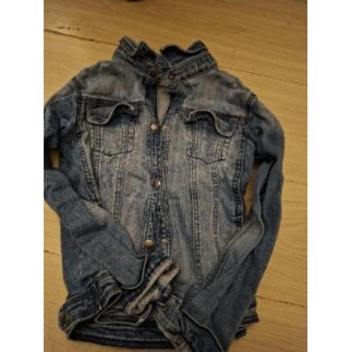 Veste jean claire enfant