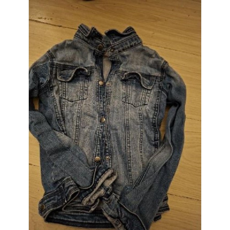 Veste jean claire enfant
