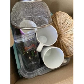 Lot verres/tasses et divers