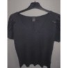Tee shirt MC paillettes noir ESPRIT taille L