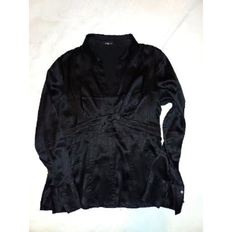 Chemisier soie noire CAROLL taille 42