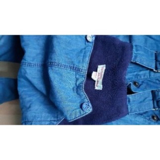 SALOPETTE EN JEAN 6 MOIS DU...