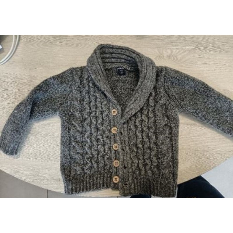 VESTE GRISE FONCEE KIABI 18 MOIS