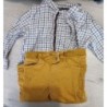 ENSEMBLE OBAIBI CHEMISE ET PANTALON JAUNE 18 MOIS