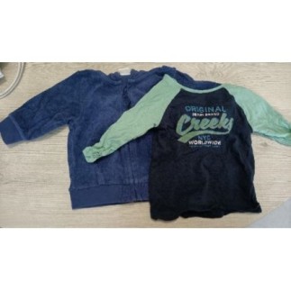 LOT DE 2 TEE SHIRT A MANCHE...