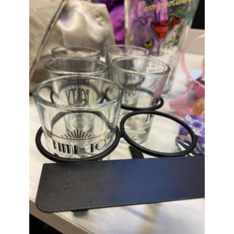 Verres à shots avec supports
