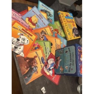 Boîte et ses livres Disney