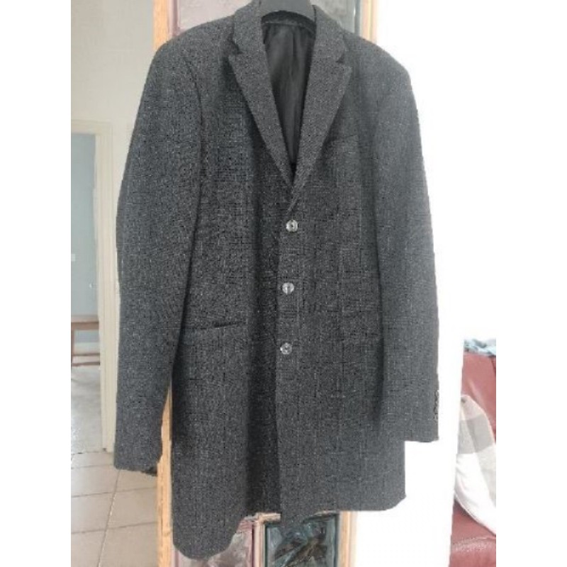 Manteau homme 50 % de laine taille XL