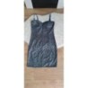 Robe strass paillettes bleu electrique L&S taille S/M