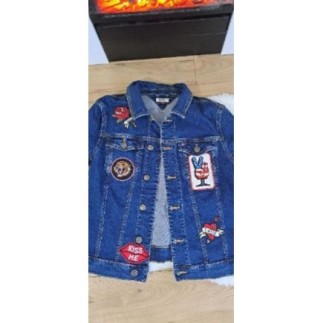 Veste en jeans logos tommy...