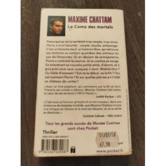 Livre Le coma des mortels - Maxime Chattam