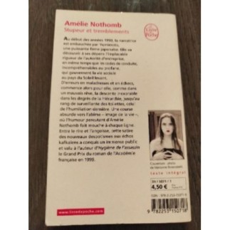 Livre - Amélie Nothomb -...