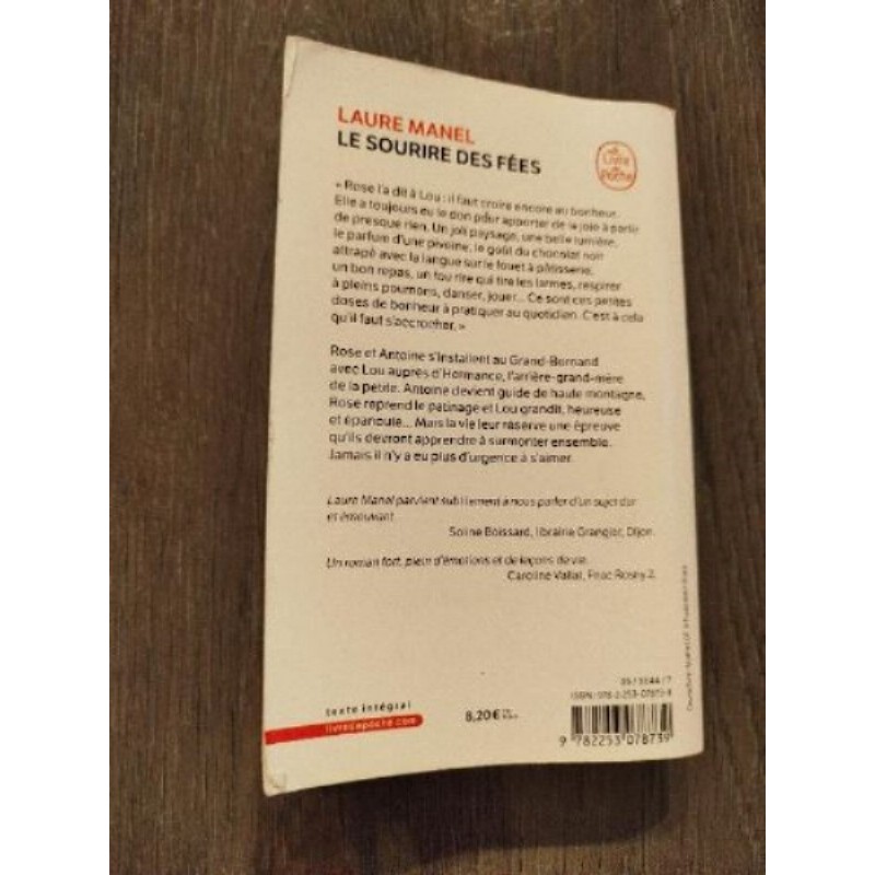 Livre - Laure Manel - le sourire des fées 