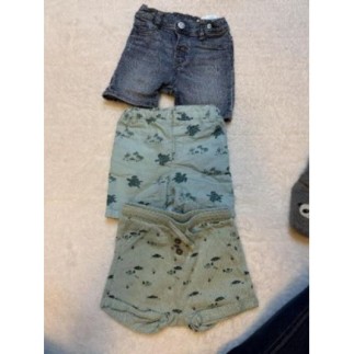Lots de 3 shorts 12 mois 