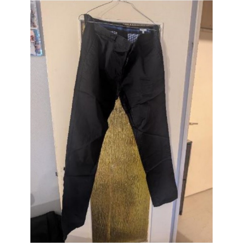 Pantalon slim jules,T 42 , noir homme 