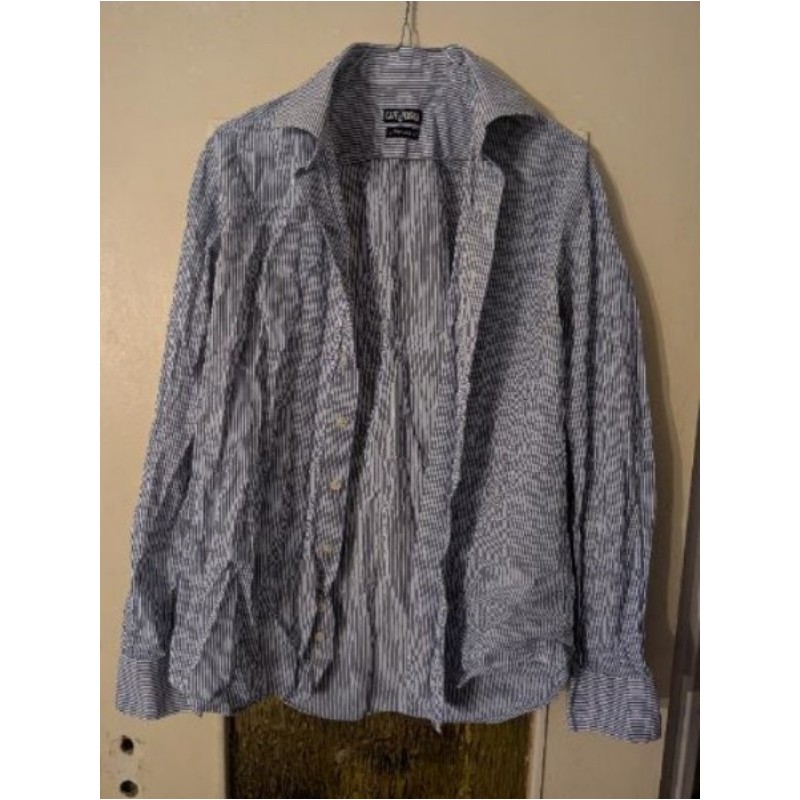 Chemise homme café coton taille 40