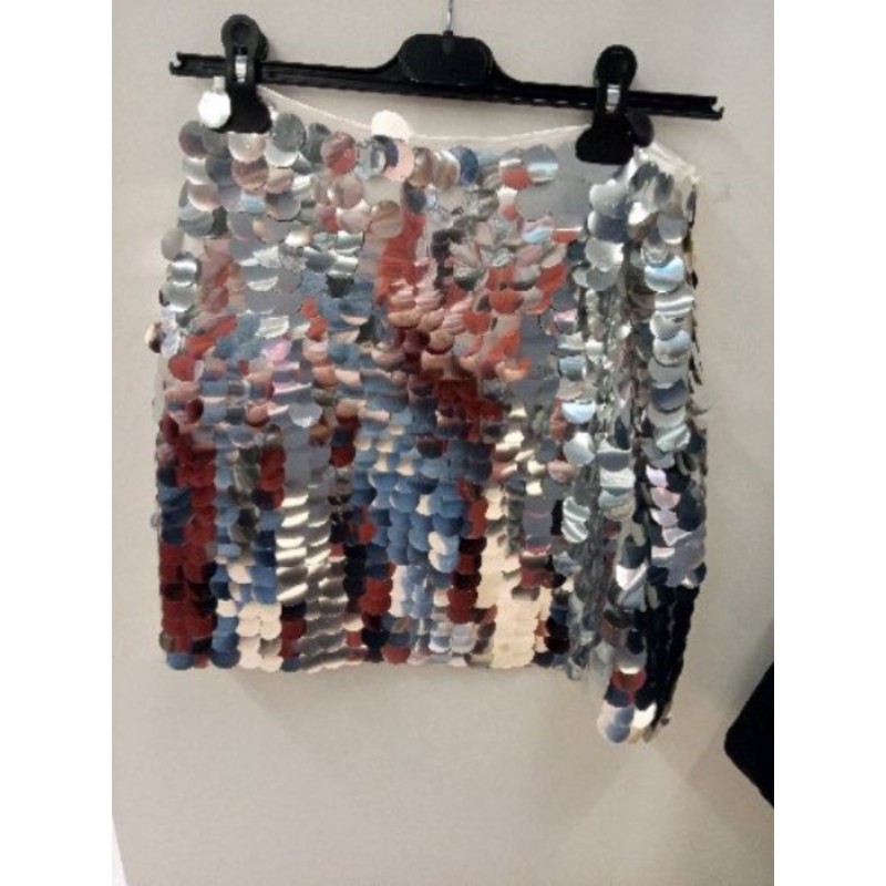 Jupe sequins argent T38/40