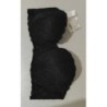 NEUF - Soutien-gorge noir (bustier+bretelles) - T. 95 C (taille grand)