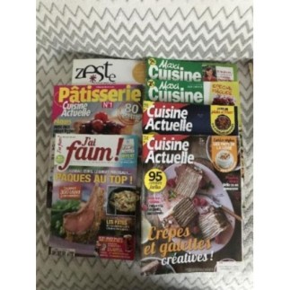 Lot de 7 magazines Cuisines