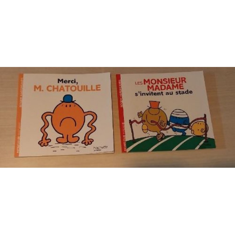 Lot 2 livres Monsieur Madame