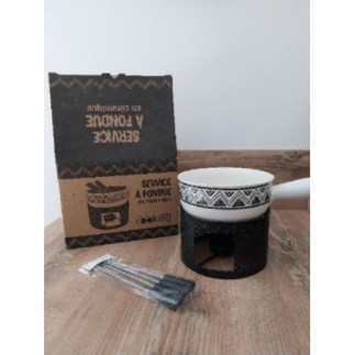 Service à fondue en céramique 