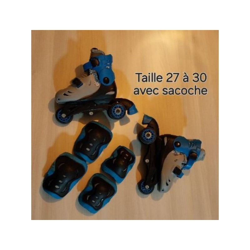 Rollers + sacoche + protections 