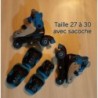 Rollers + sacoche + protections 