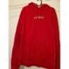Sweat a capuche rouge Hollister taille L