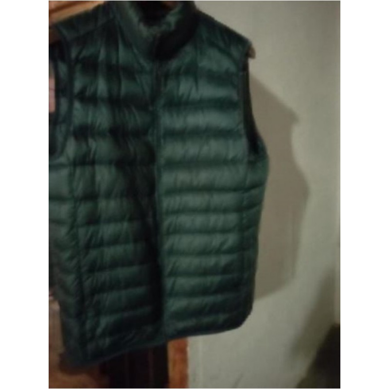 GILET MANCHES COURTES BLEU VERT UNI QLO / TM