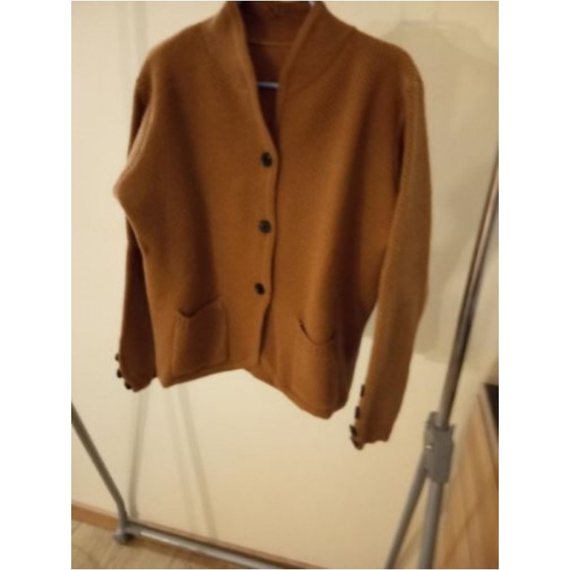 Veste laine fantaisie camel t.40 neuve vendue 40,00€