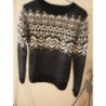 Pul chaud  empiècement fantaisie marine/blanc taille M V.Neuf 50,00€ 
