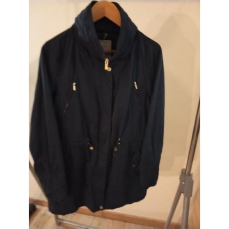 Parka bleu marine "Esprit" capuche dans col taille 40 P.d'Achat 120,00€