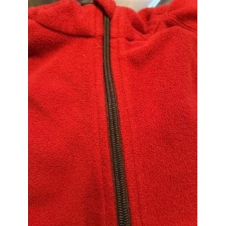 Polaire rouge 12 ans 