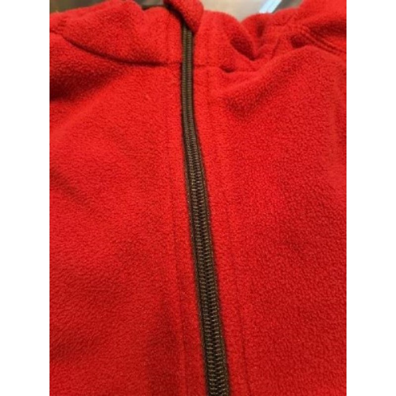 Polaire rouge 12 ans 