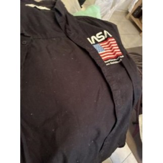 Chemise noire nasa 