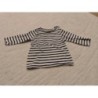 Pull rayure  mes petits cailloux 6 mois 