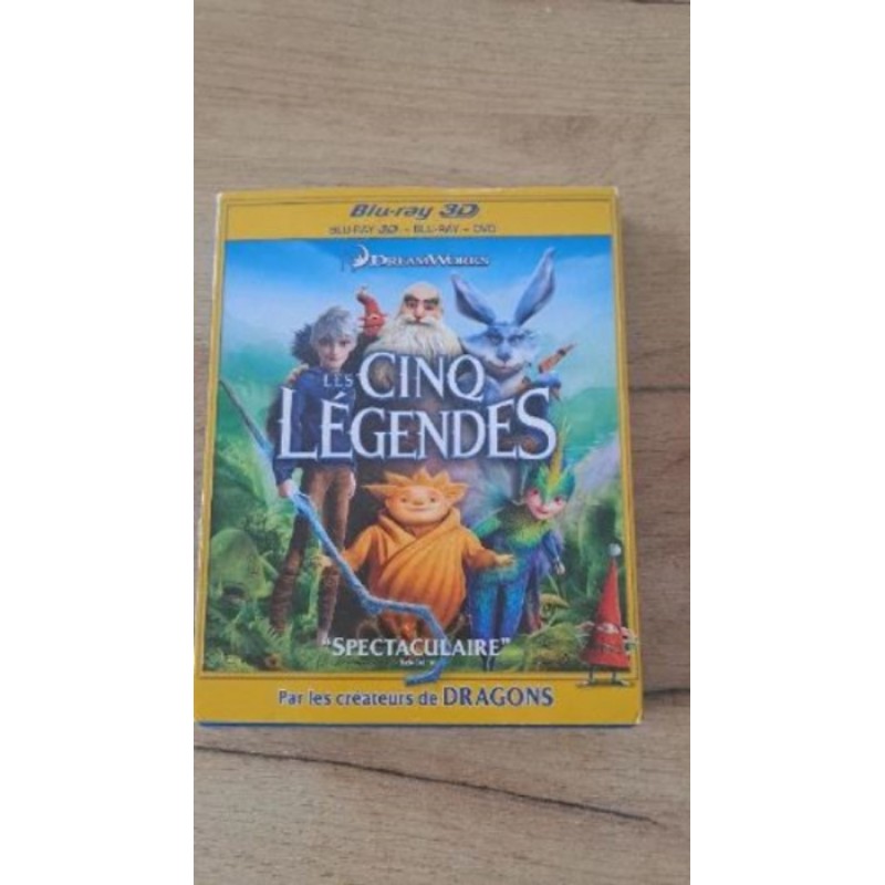 Bluray 3D et DVD LES CINQ LEGENDES