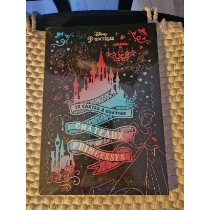 Carte à gratter princesse