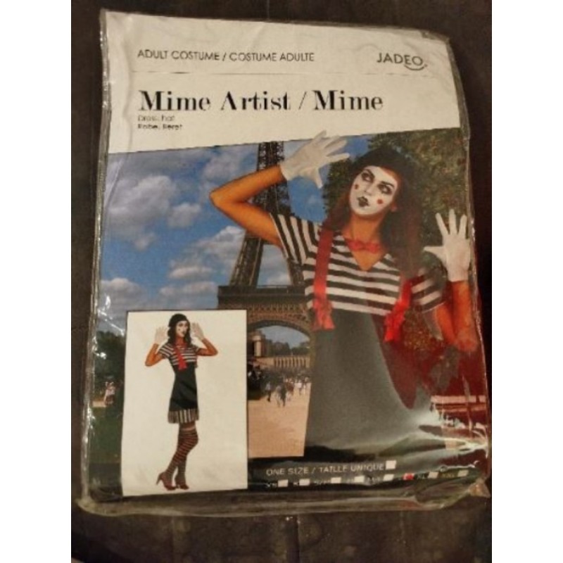 Costume mime femme taille L