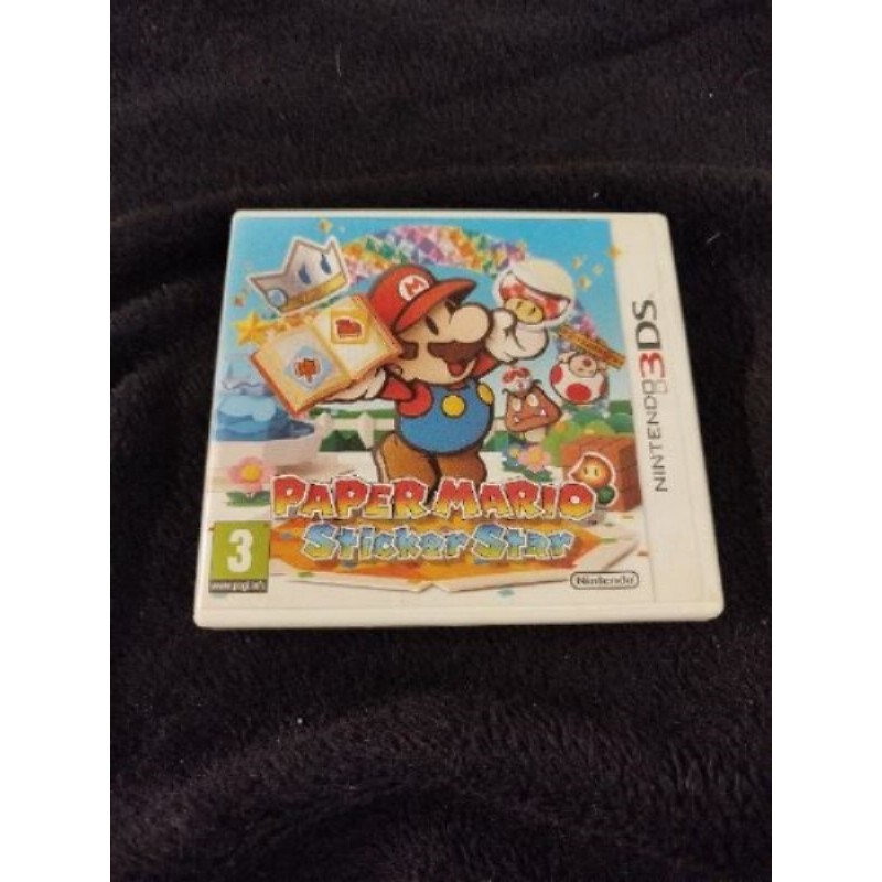 Jeu vidéo Paper Mario sticker star - Nintendo 3DS - pegi 3