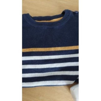 Pull Verbaudet marin 8 ans